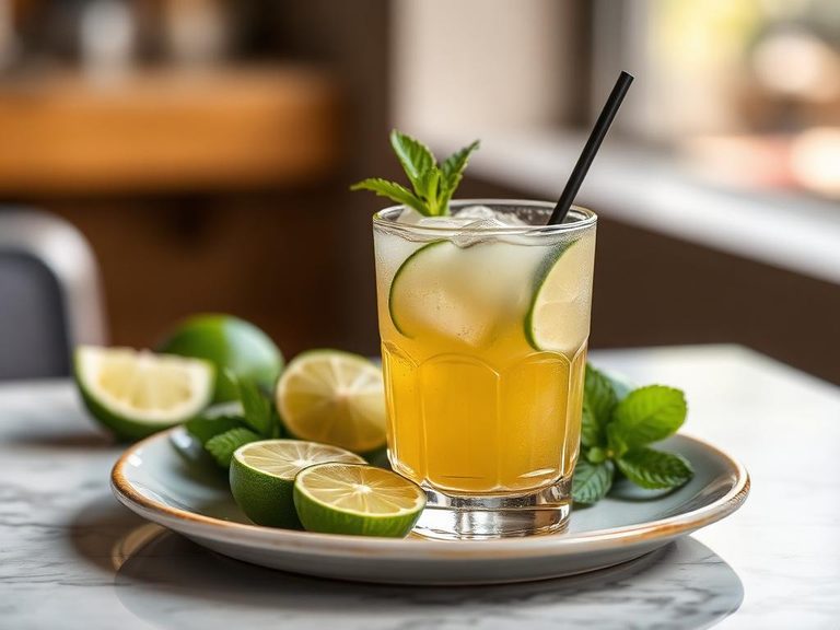Caffeinated Limeade Cocktail