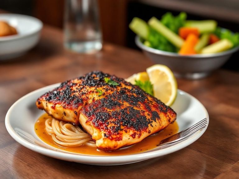 Cajun blackened fish