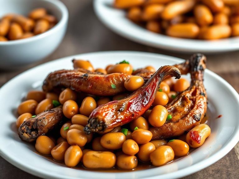 Cajun Boiled Peanuts and Chicken Necks