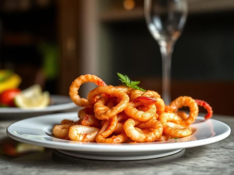 Calamares a la Romana (Spanish fried squid)