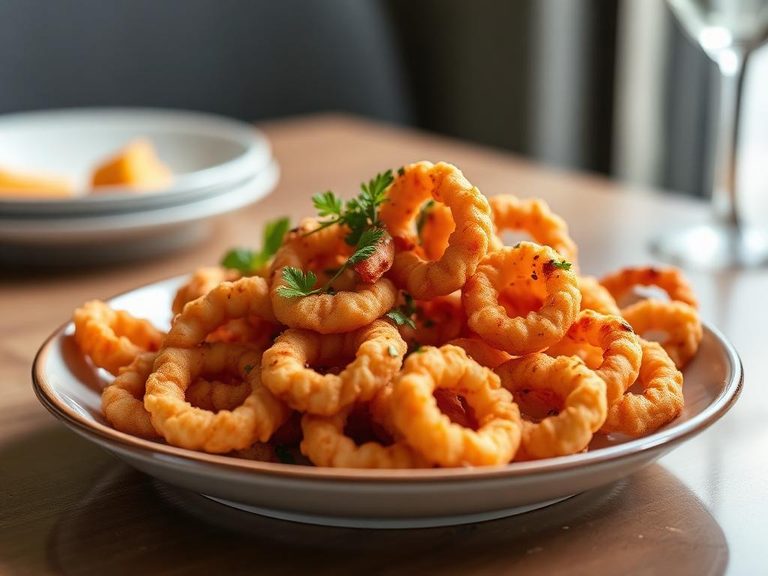 Calamari Fritti (Italian fried squid rings)