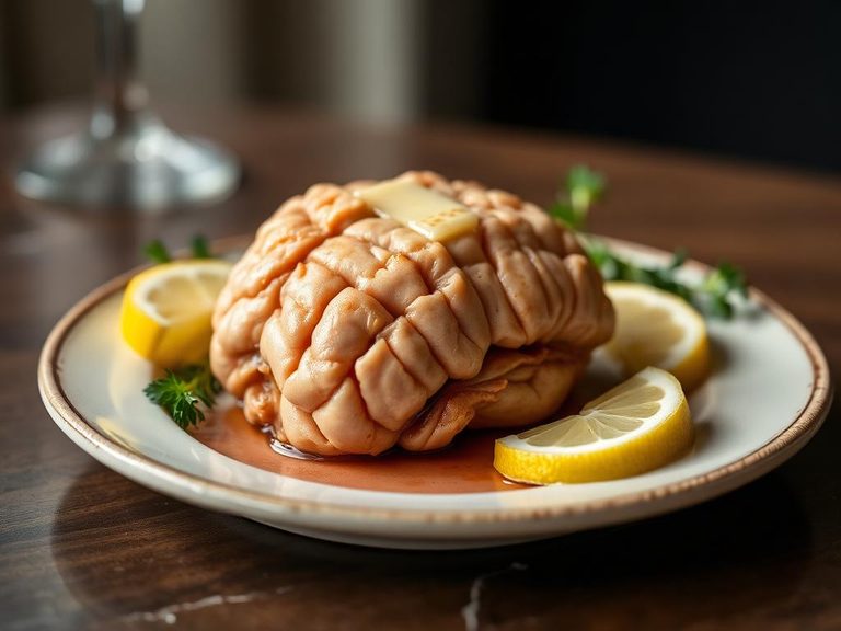 Calf's Brain with Butter and Lemon