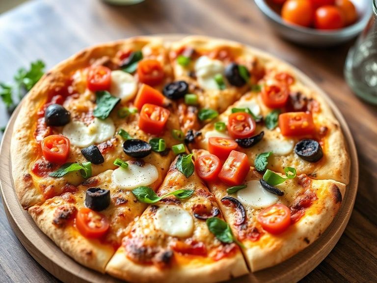 California-Style Veggie Pizza