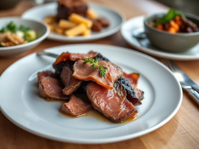 Calves' Liver with Bacon