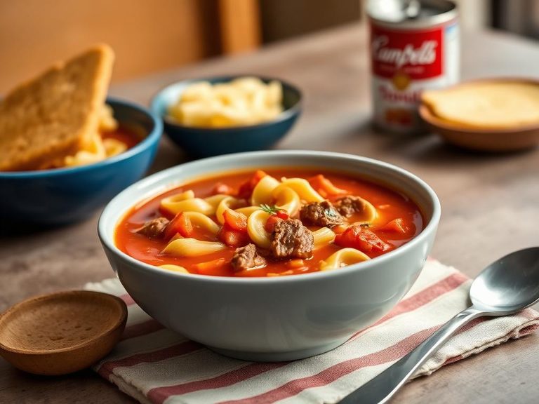 Campbell's Tomato Beef with Noodle Soup