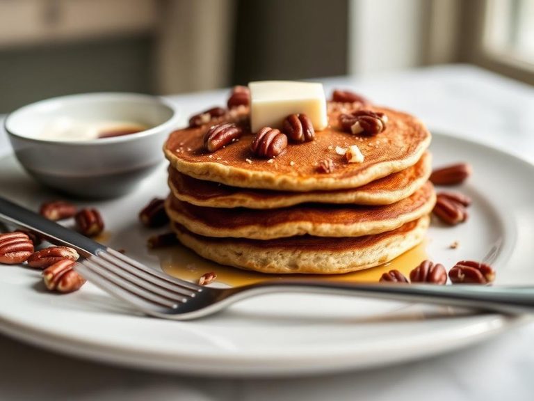 Canadian Maple Pecan Pancakes
