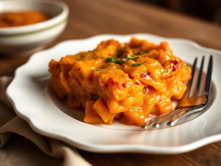 Candied sweet potato casserole