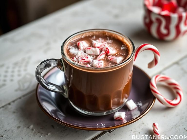 Candy Cane Hot Chocolate