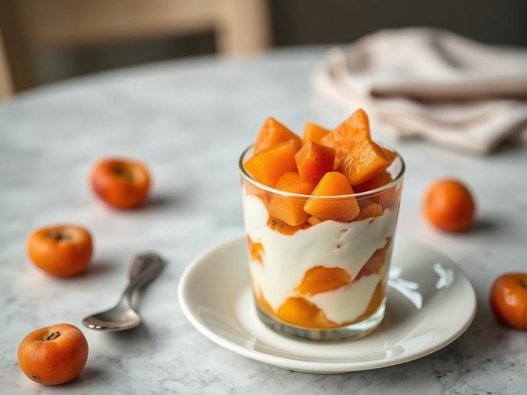 Canned Apricot Yogurt Parfait
