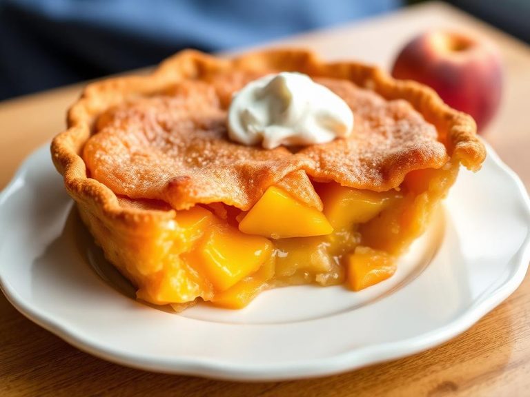 Canned Peach Pie