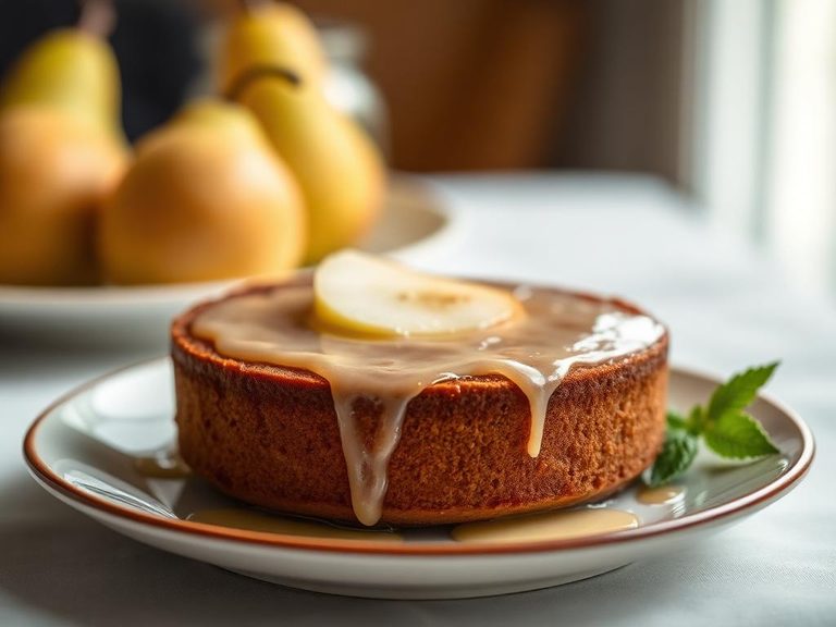 Canned Pear Cake