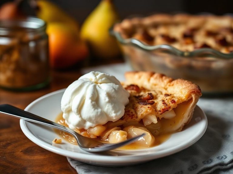 Canned Pear Pie or Cobbler