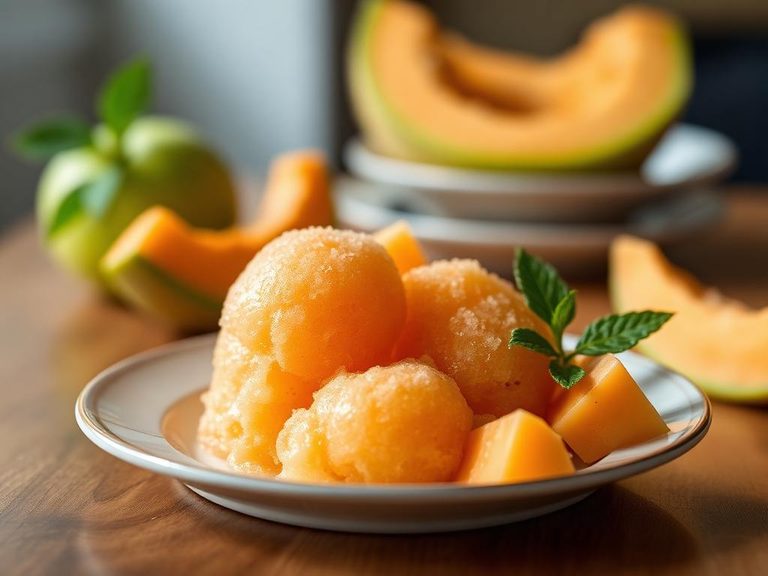 Cantaloupe Sorbet