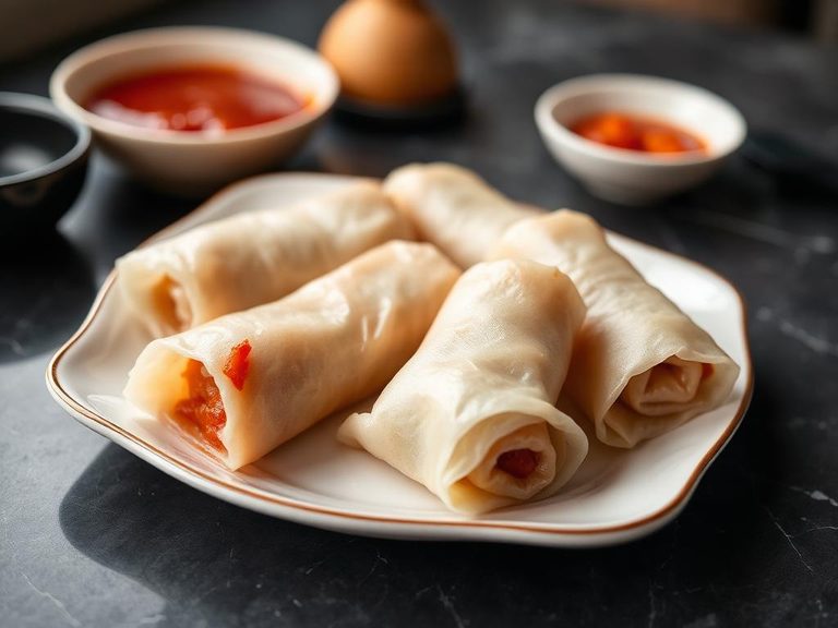 Cantonese Dim Sum Rice Cake Rolls