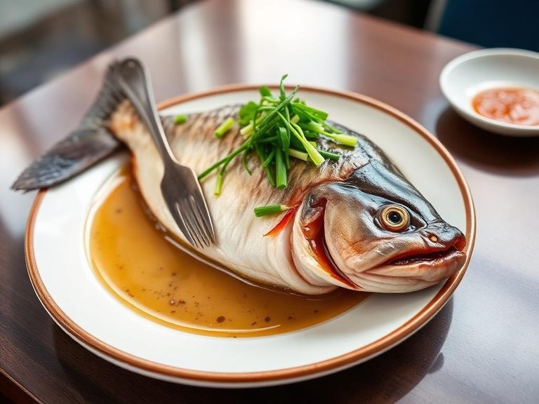 Cantonese Steamed Whole Fish