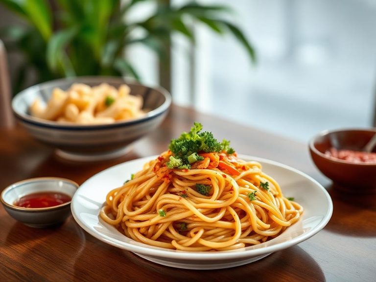 Cantonese Stir-Fried Egg Noodles