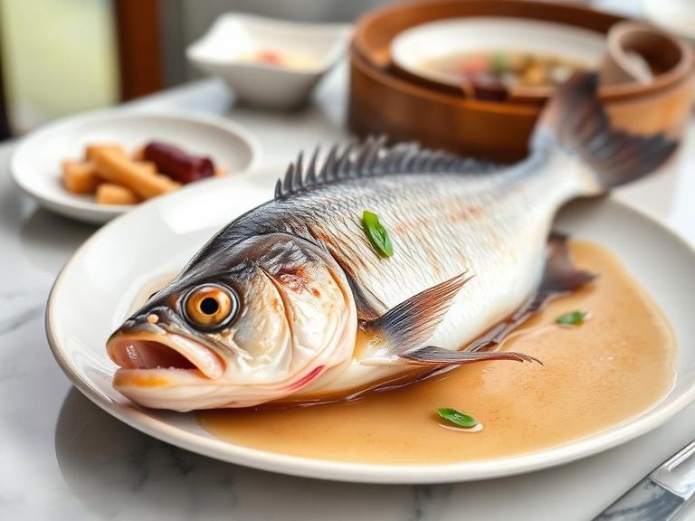Cantonese-style Steamed Whole Fish