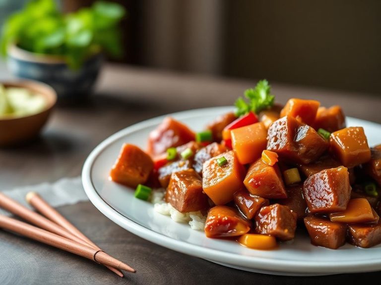 Cantonese-style sweet and sour beef