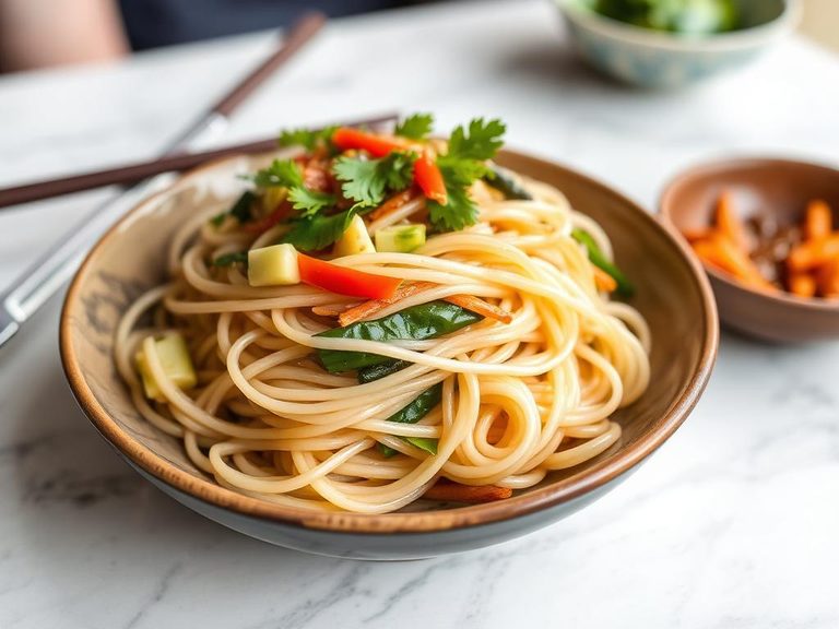 Cantonese Vegetable Noodles
