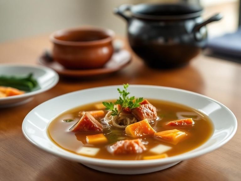 Capon Broth for Soup