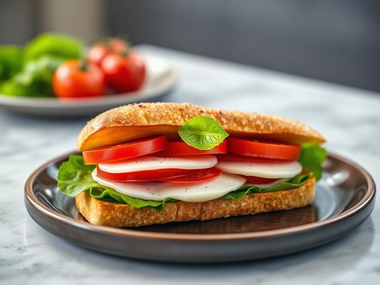 Caprese sandwich