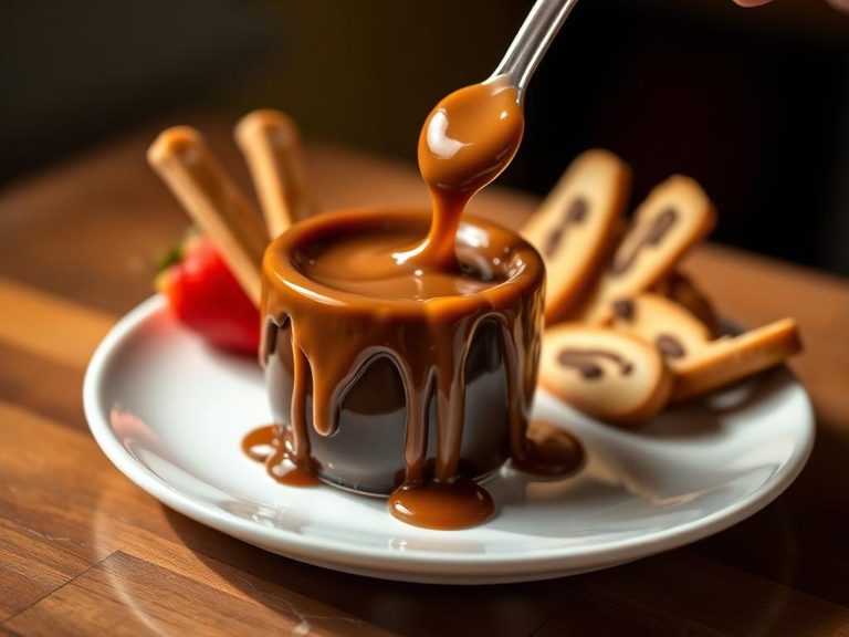 Caramel Chocolate Fondue