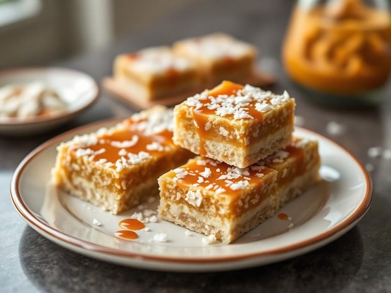 Caramel Coconut Bars