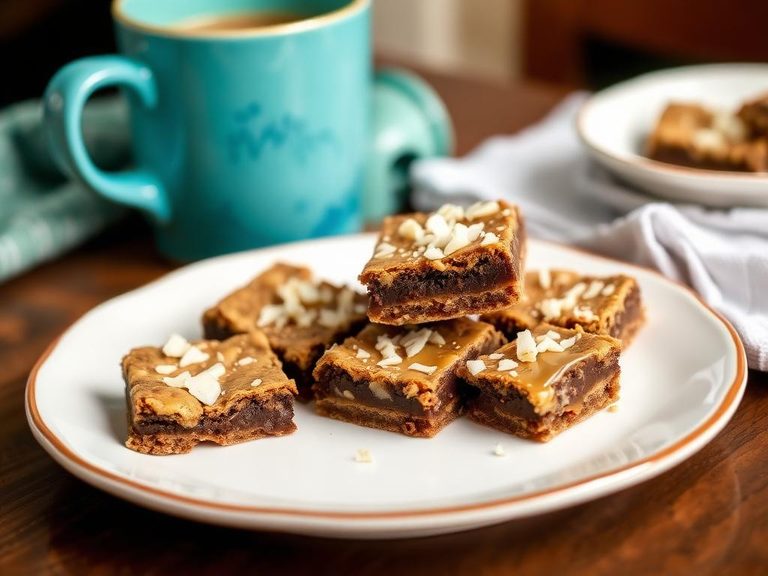 Caramel Coconut Chocolate Cookie Bars