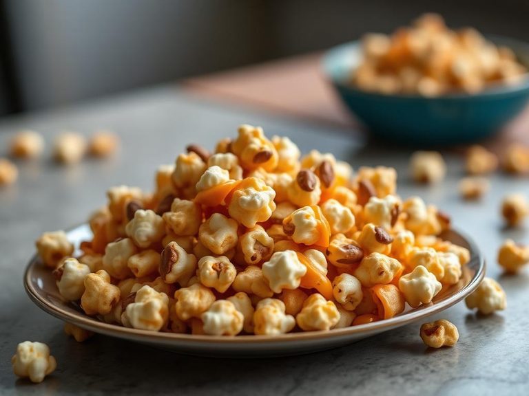 Caramel Corn with Nuts