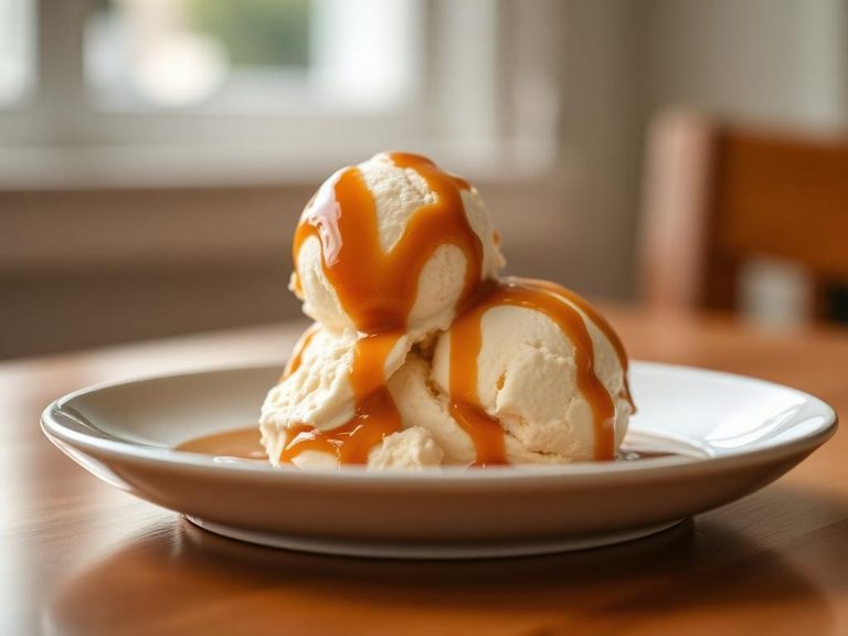 Caramel Ice Cream Dessert