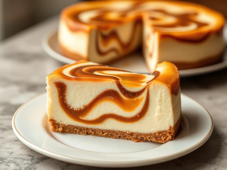 Caramel Swirl Cheesecake