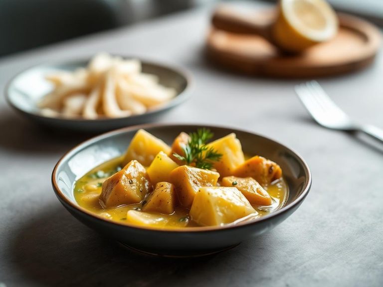 Cardoon and lemon stew