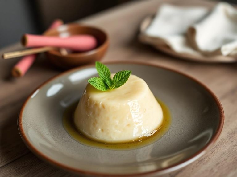 Caribbean arrowroot pudding