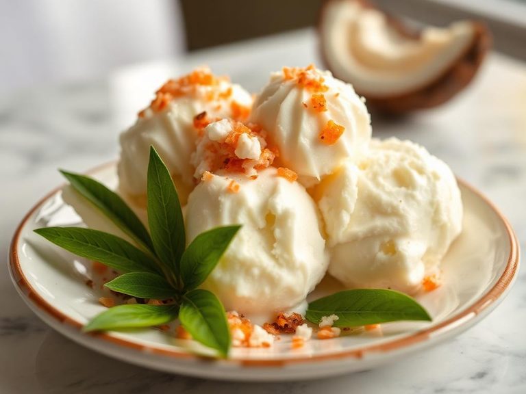 Caribbean Coconut Ice Cream