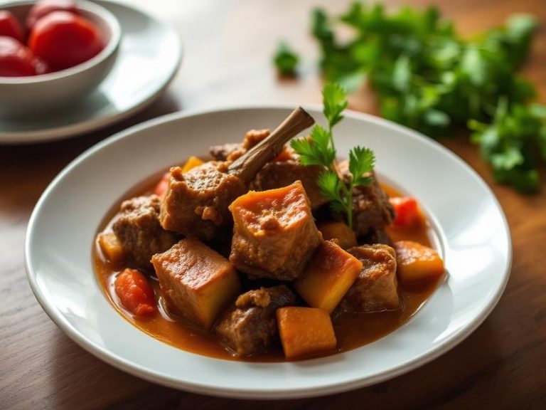 Caribbean Oxtail Curry