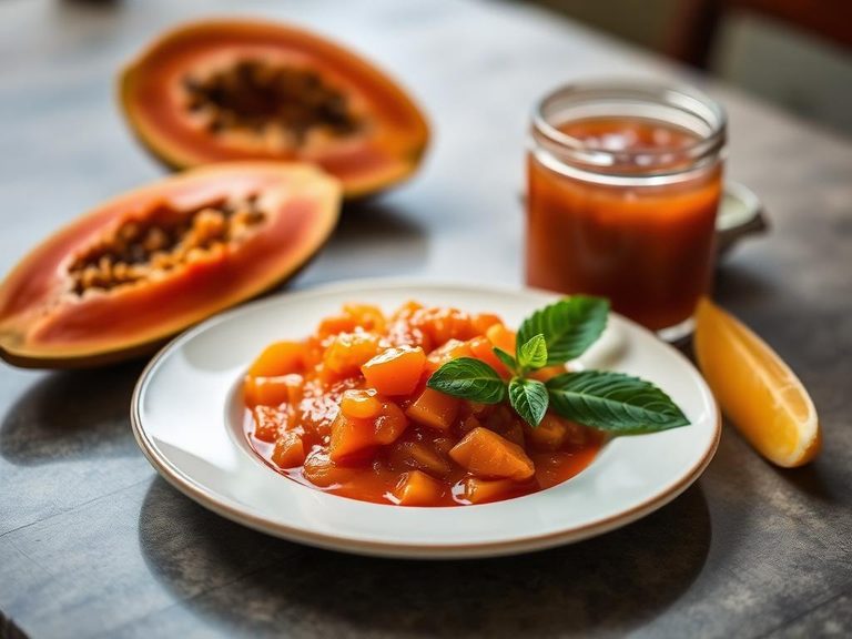 Caribbean Papaya Jam