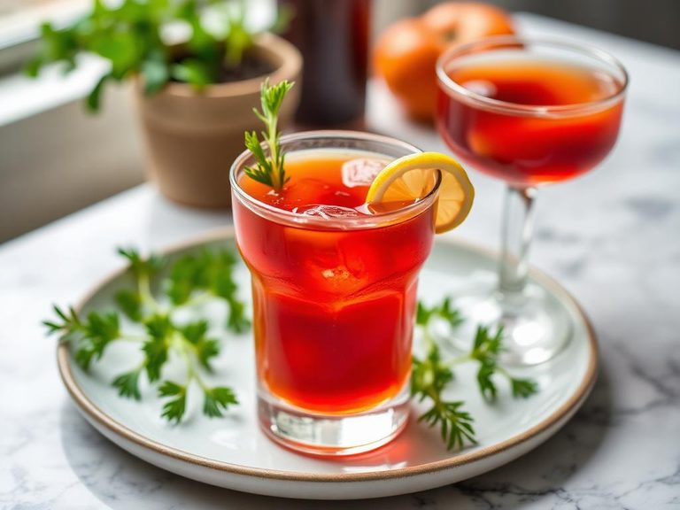 Carissa-infused cocktails or syrups