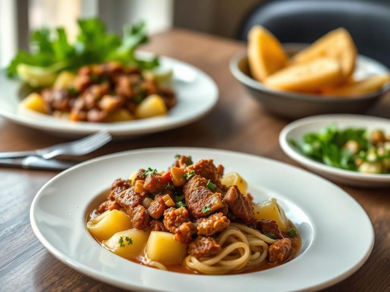 Carne con Papas