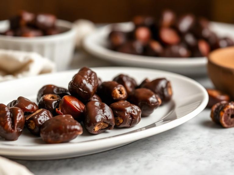 Carob-covered nuts or fruits