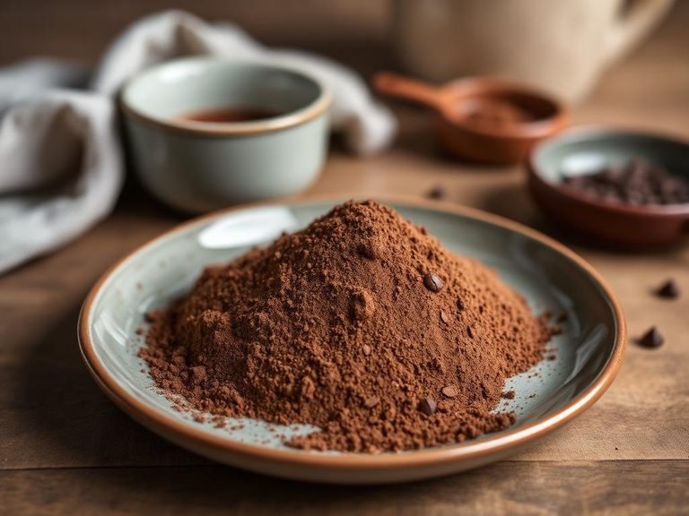 Carob powder for 'hot carob' drinks