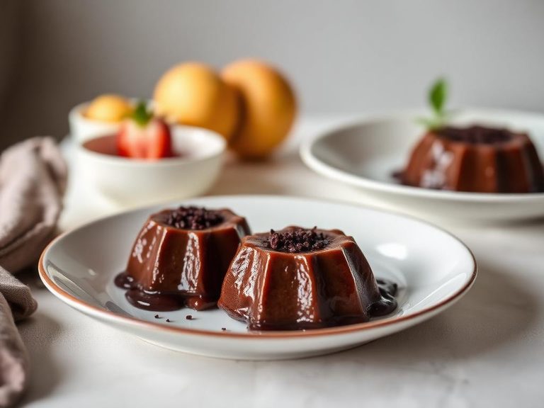 Carob pudding