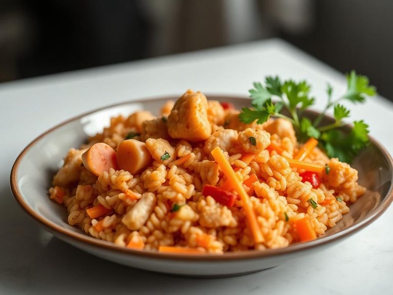 Carrot and Chicken Rice Cereal