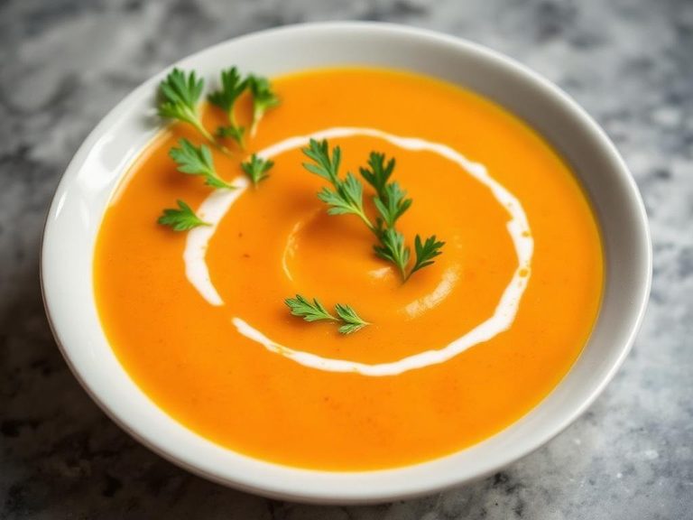 Carrot and ginger soup