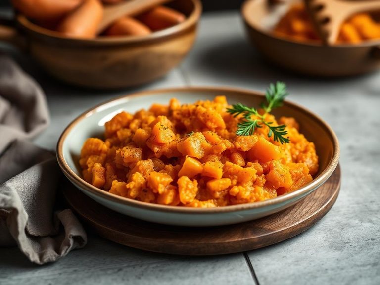 Carrot and Sweet Potato Mash