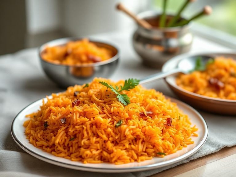 Carrot Rice (Gajar ka Chawal)