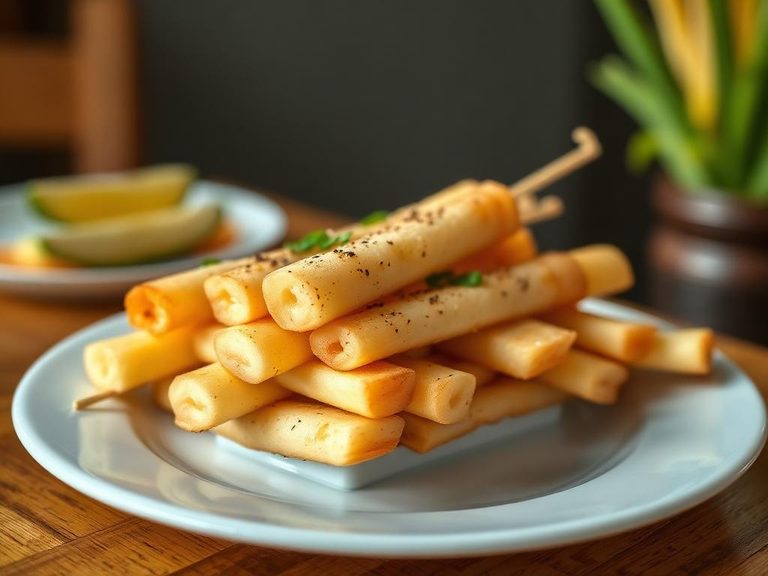 Cassava stick snack