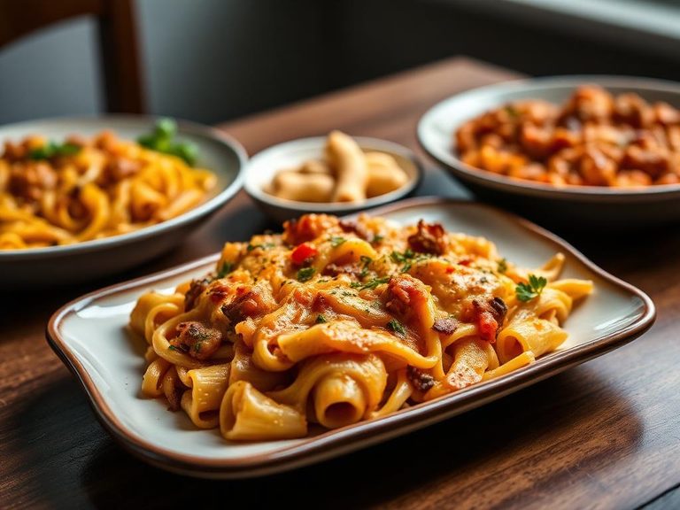 Casseroles and baked pasta dishes