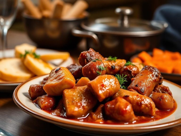 Cassoulet (French slow-cooked casserole)