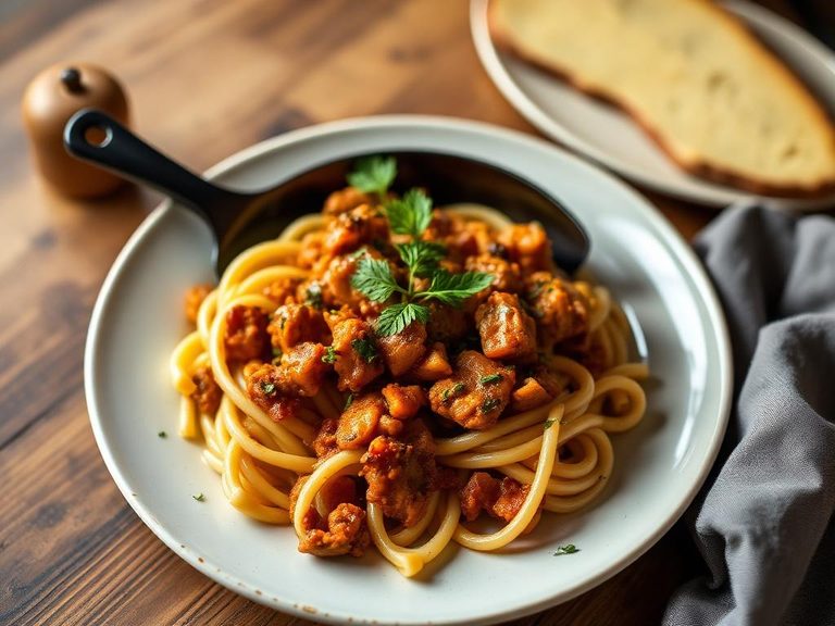 Cassoulet-inspired Pasta Skillet
