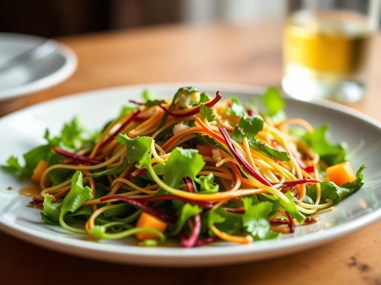 Cattail Shoot Salad with Vinaigrette